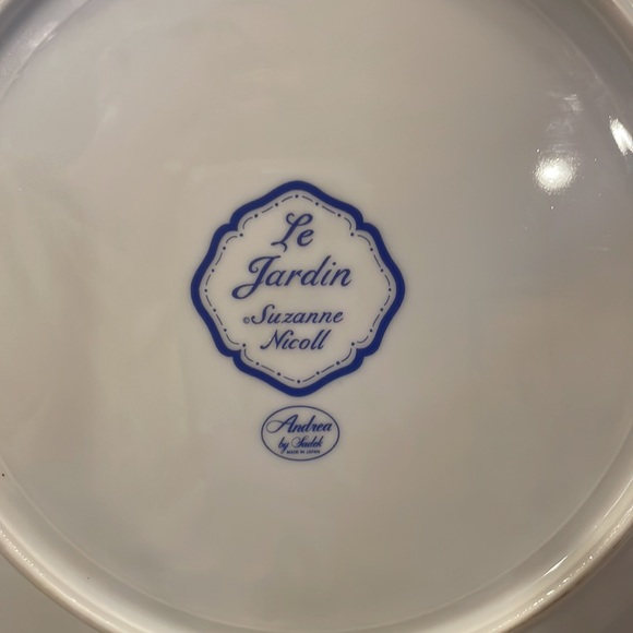 Andrea by Sadek Le Jardin Tomato 10.5” plate - Picture 2 of 5